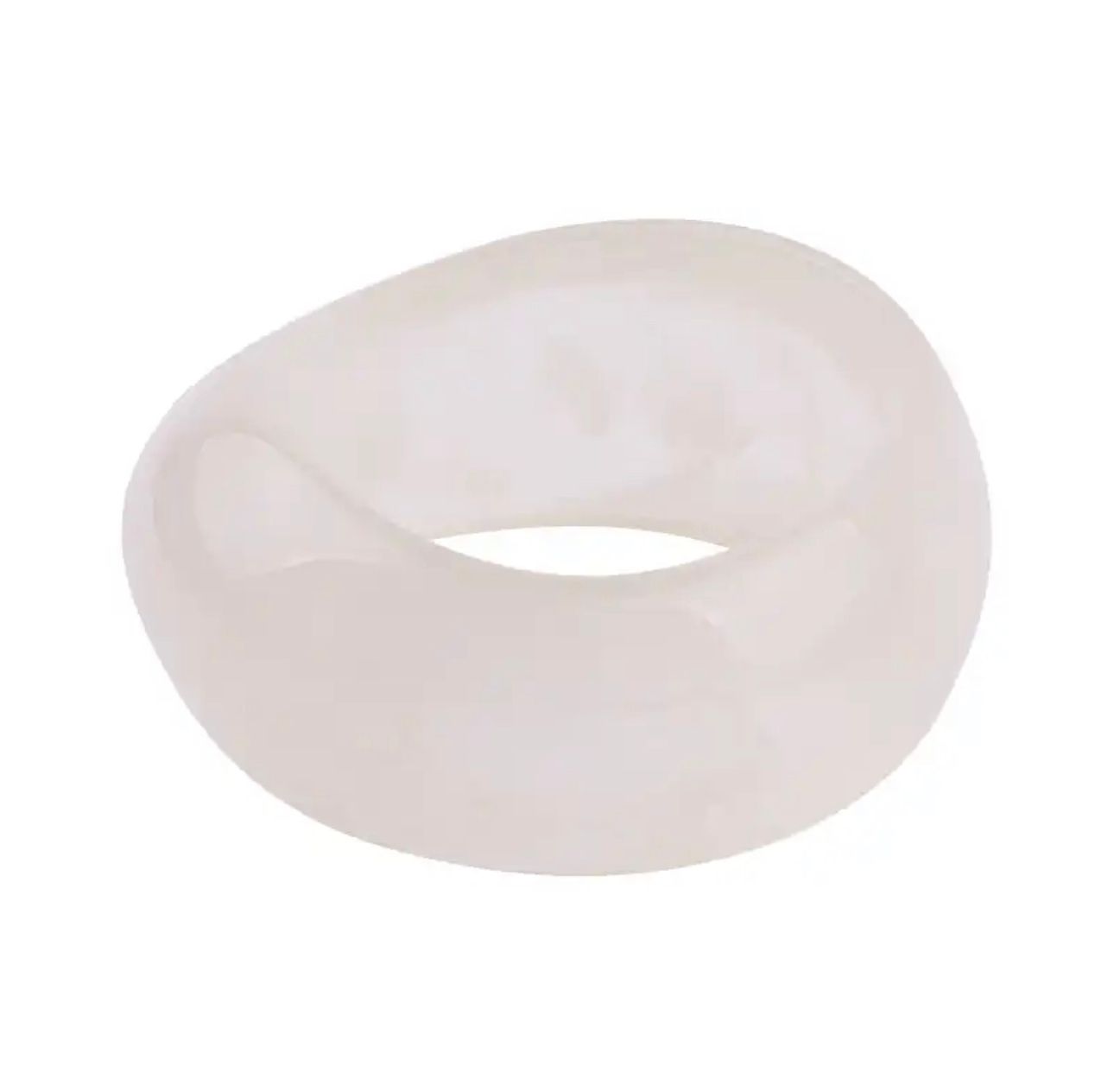 White opaque bangle