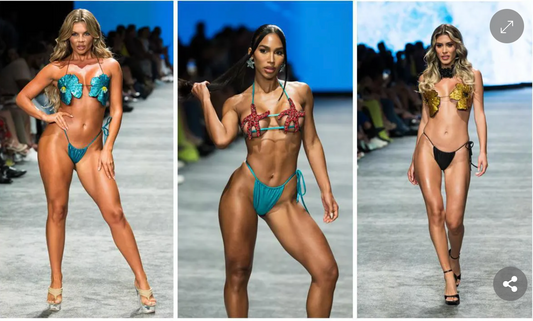 Pink Melon Swimwear featured in Hola Magazine named top 5 Latin swim designers during Miami Swim Week 2023